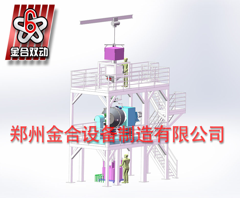 JHL-3000雙運動混合機自動化混合生產(chǎn)線